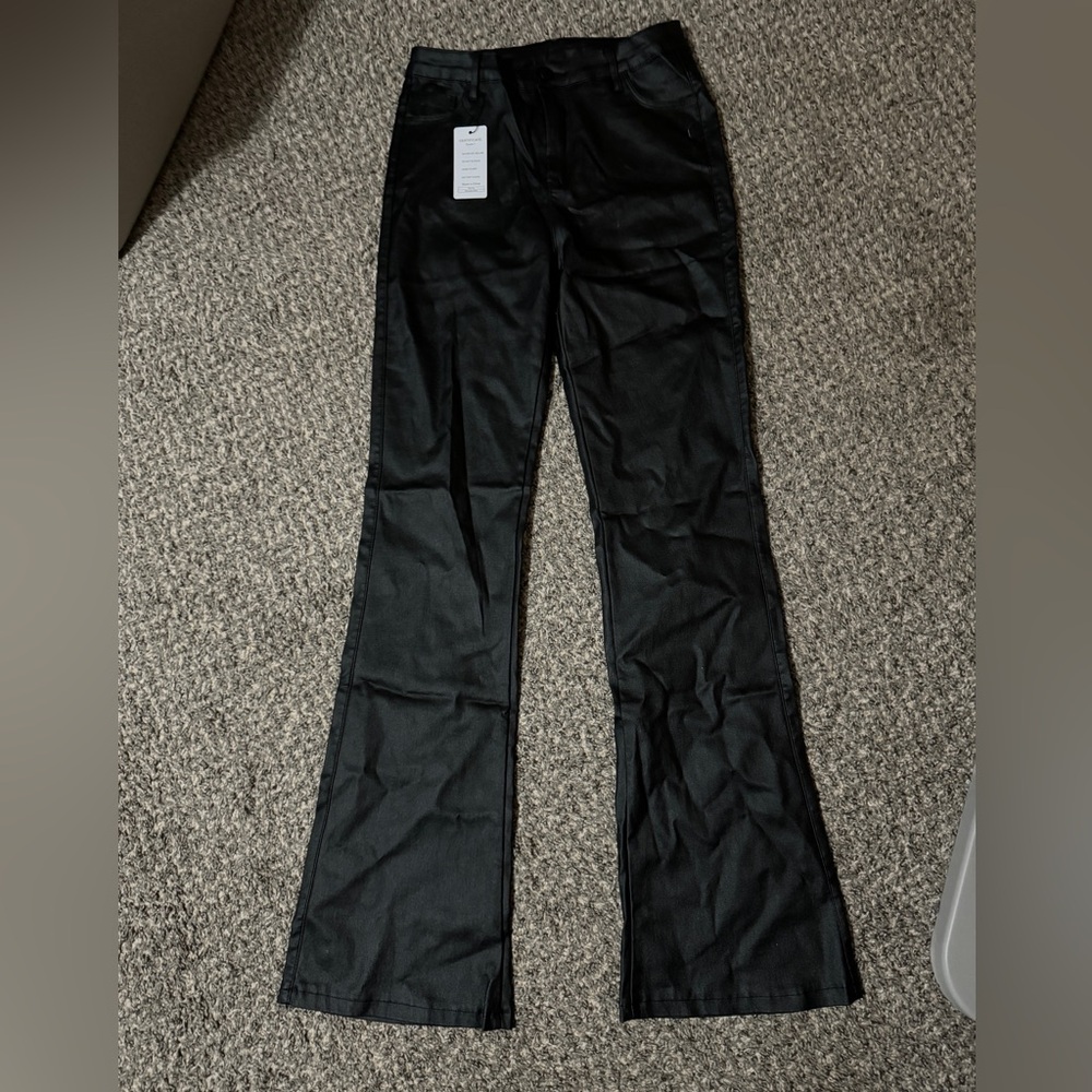 Black Pleather Pants